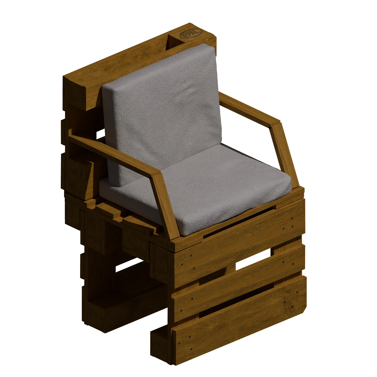 Chaise latérale en palette
