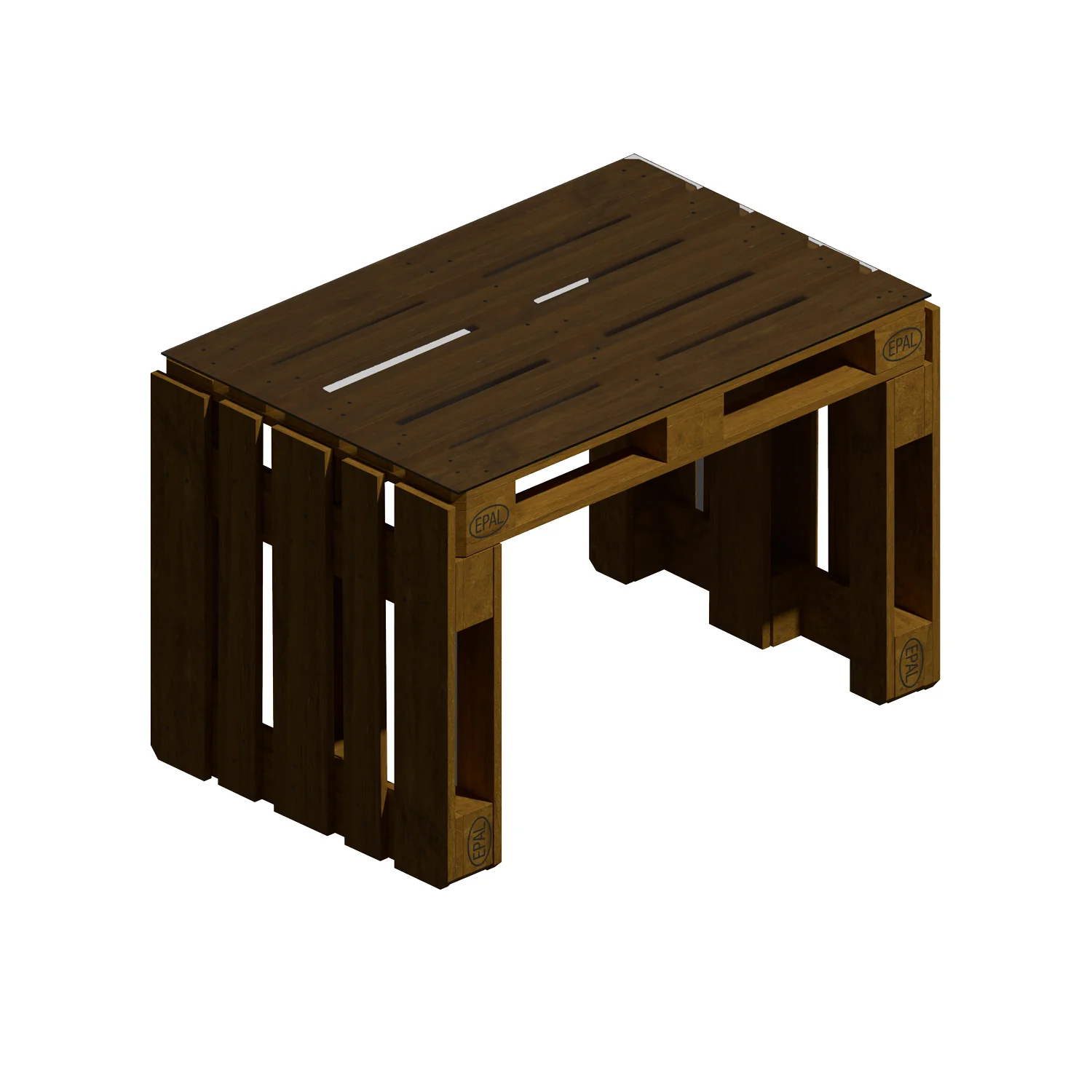 Table de bureau en palettes