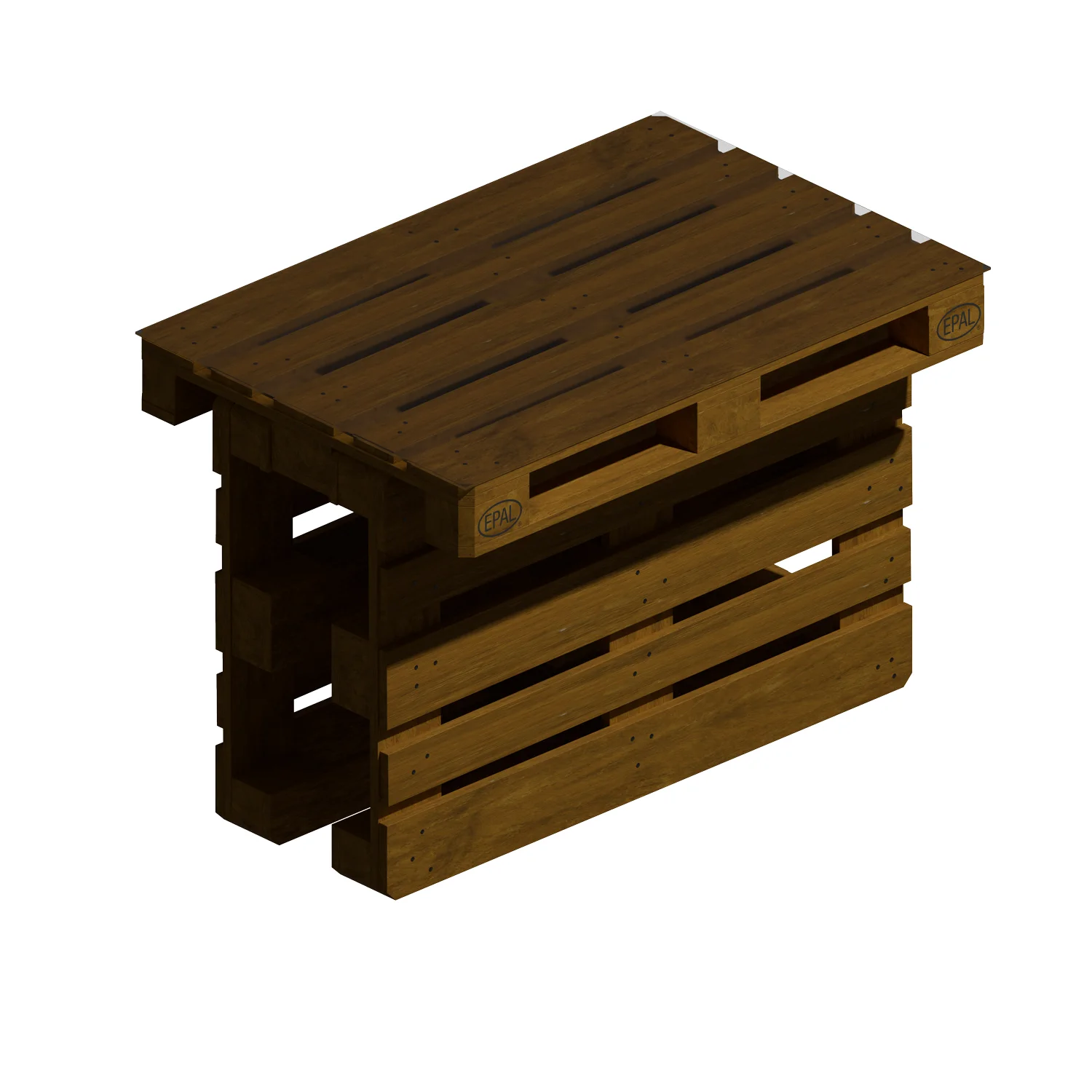 Table Simple en palettes