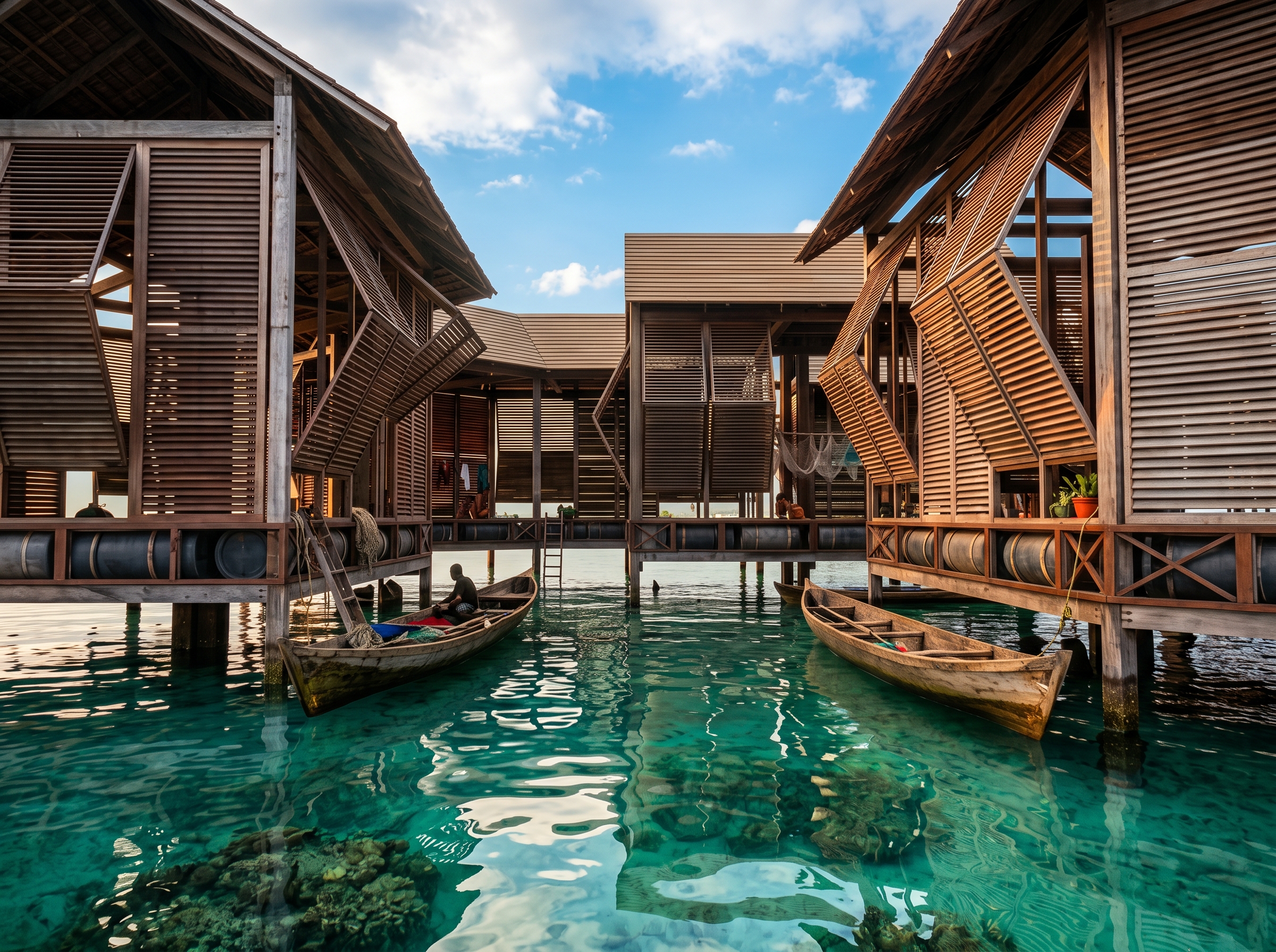HALF ABOVE THE SEA - En construction