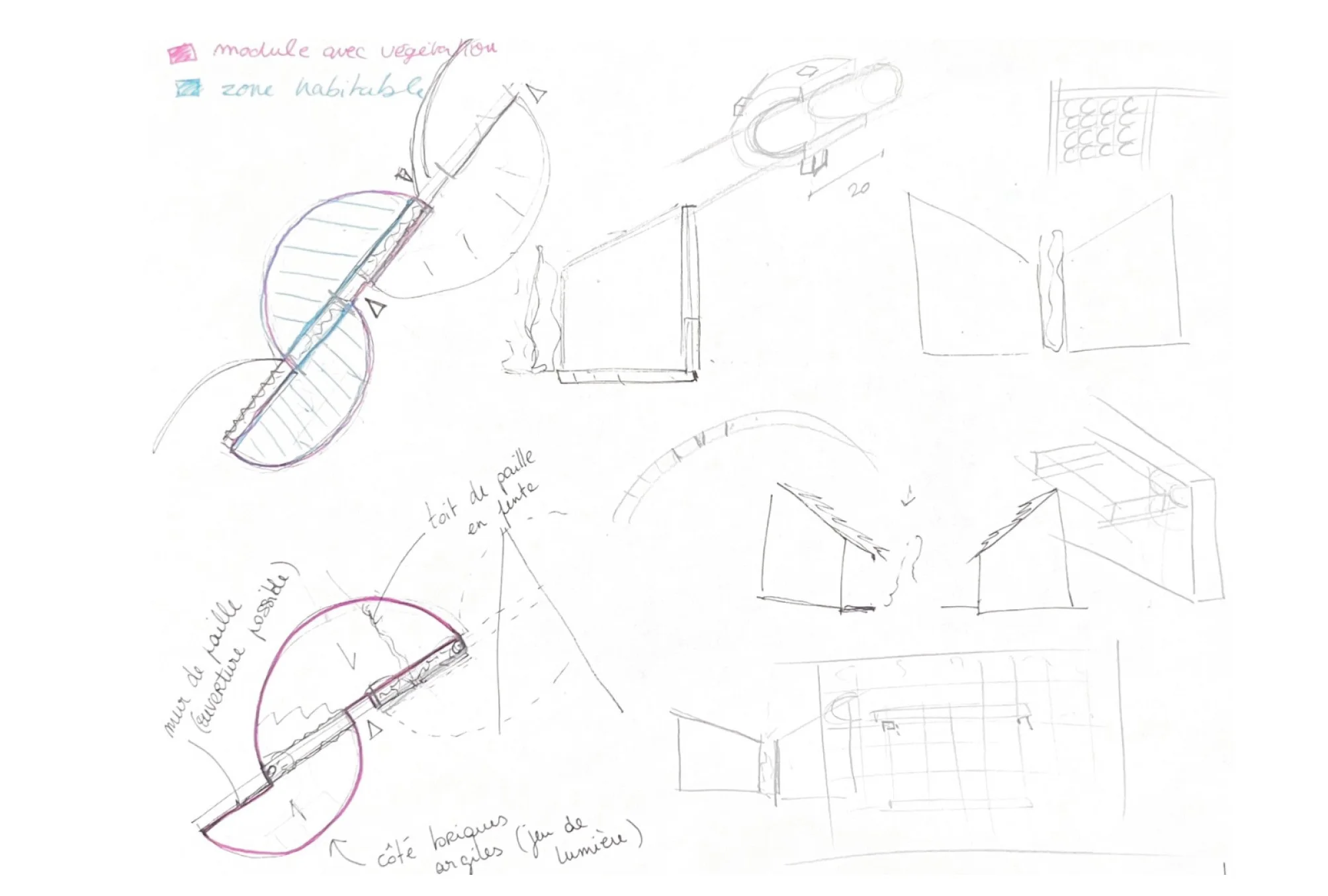 MIDO HOUSE plan des modules